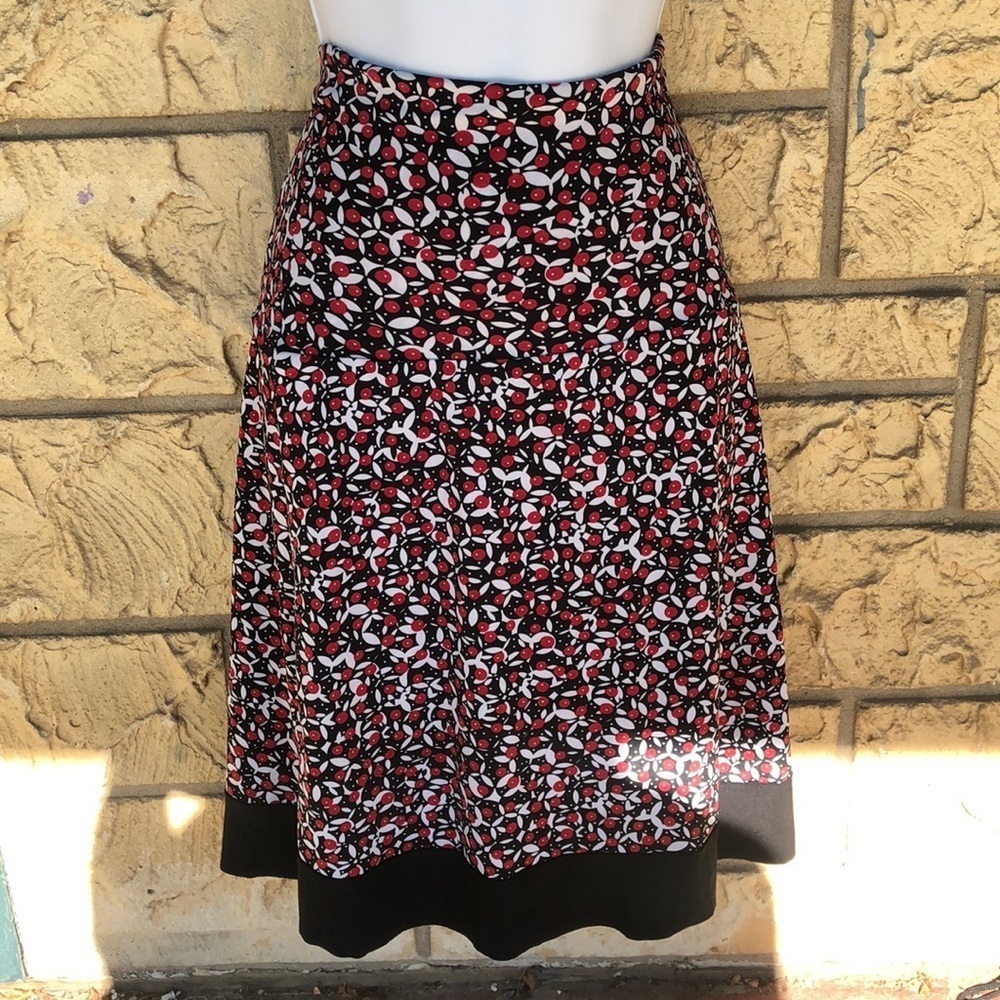 Cherry Circle reversible skirt Amazing Cute Sz XS
